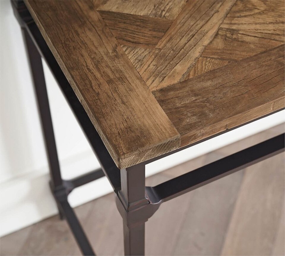 Parquet 180 cm Reclaimed Wood Console Table | Pottery Barn Australia